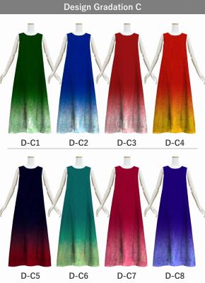 [Gradation]Custom Long Koshibo Dress/ Design-Gradation / JC122-gradation-D