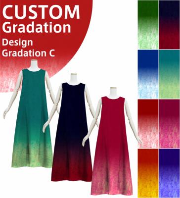 [Gradation]Custom Long Koshibo Dress/ Design-Gradation / JC122-gradation-D