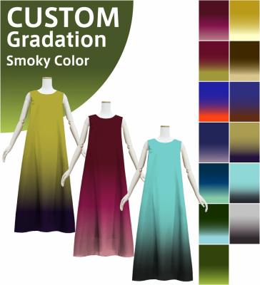 [Gradation]Custom Long Koshibo Dress/ Smoky Color Gradation / JC122-gradation-S