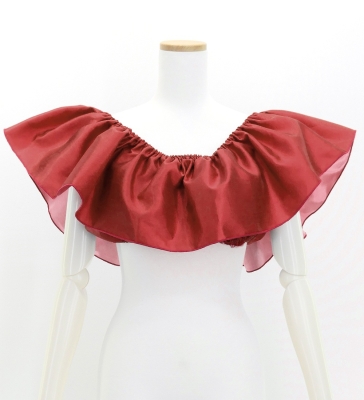 Custom Multi-way Frill Blouse with Shantung / JC139-solid