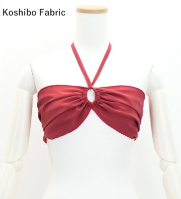 Custom Multi-way Wrap Top with Shantung or Koshibo / JC140-solid