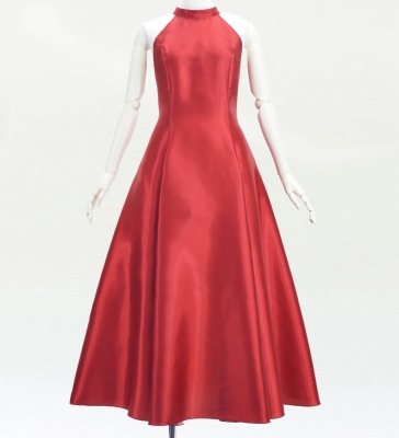 Custom American Armhole long dress with Shantung / JC145-pattern
