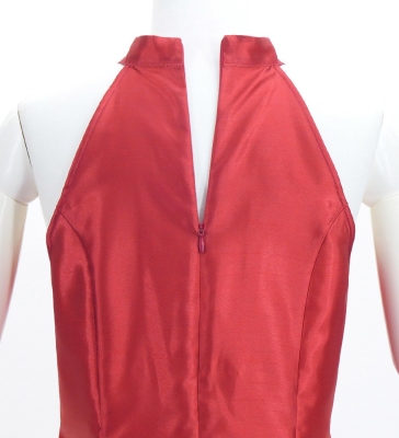 Custom American Armhole long dress with Shantung / JC145-pattern