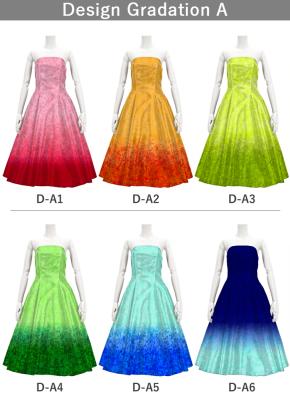 [Gradation]Custom Midi Dress/ Design-Gradation / JC2-gradation-D