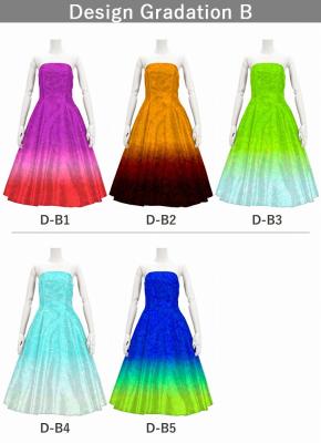 [Gradation]Custom Midi Dress/ Design-Gradation / JC2-gradation-D