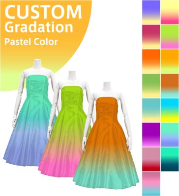 [Gradation]Custom Midi Dress / Pastel Color Gradation / JC2-gradation-P