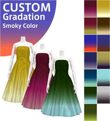 [Gradation]Custom Midi Dress/ Smoky Color Gradation / JC2-gradation-S