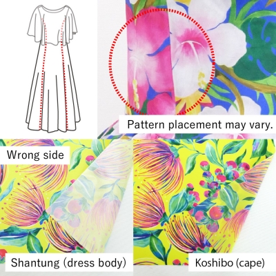Kids Custom Cape Long Dress / JCp25-pattern