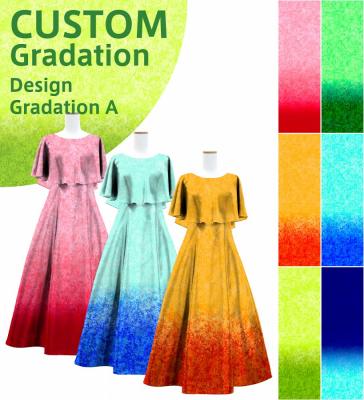 [Gradation]Custom Cape Long Dress/ Design-Gradation / JC24-gradation-D