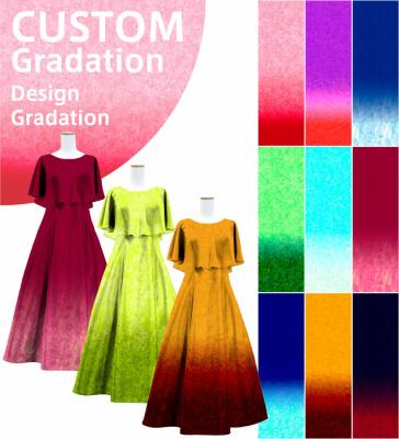 [Gradation]Custom Cape Long Dress/ Design-Gradation / JC24-gradation-D