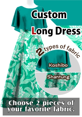 Custom Cape Long Dress / JC24-pattern