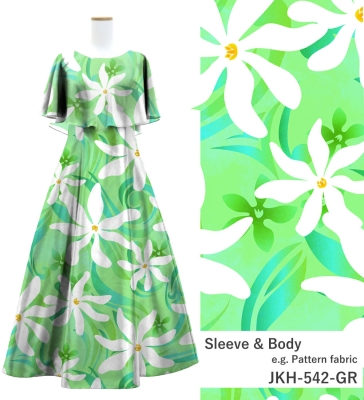 Kids Custom Cape Long Dress / JCp25-pattern