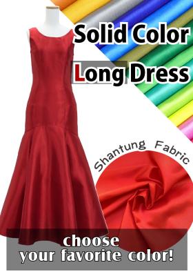 Custom Long Dress / JC26-solid
