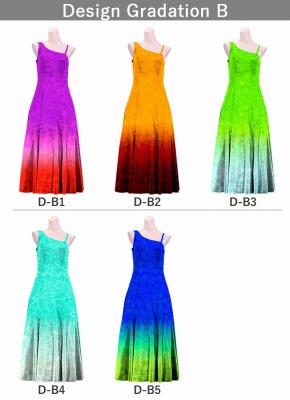 [Gradation]Custom One Shoulder Velvet Dress/ Design-Gradation / JC3-gradation-D