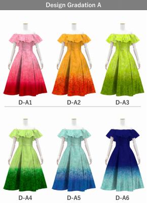 [Gradation]Custom Midi Dress/ Design-Gradation / JC35-gradation-D