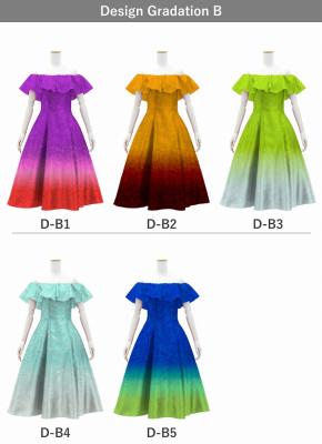 [Gradation]Custom Midi Dress/ Design-Gradation / JC35-gradation-D