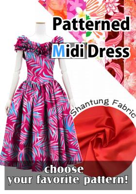 Custom Midi Dress  / JC36-pattern