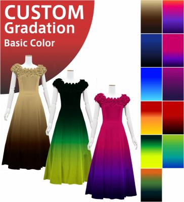 [Gradation]Custom Long Off Shoulder Dress/ Basic Gradation / JC37-gradation-B