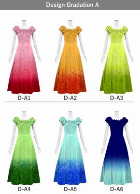 [Gradation]Custom Long Off Shoulder Dress/ Design-Gradation / JC37-gradation-D