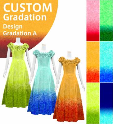 [Gradation]Custom Long Off Shoulder Dress/ Design-Gradation / JC37-gradation-D