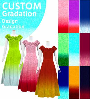 [Gradation]Custom Long Off Shoulder Dress/ Design-Gradation / JC37-gradation-D