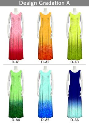 [Gradation]Custom Long Velvet Dress/ Design-Gradation / JC4-gradation-D