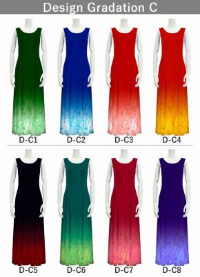 [Gradation]Custom Long Velvet Dress/ Design-Gradation / JC4-gradation-D