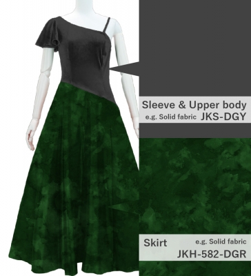 Custom One Shoulder Long Dress  / JC48-mix