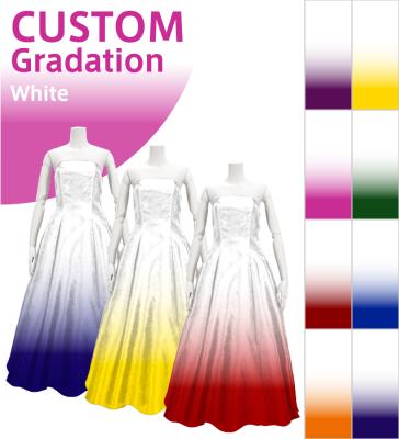 [Gradation]Custom Long Dress/ White Color Gradation / JC5-gradation-W