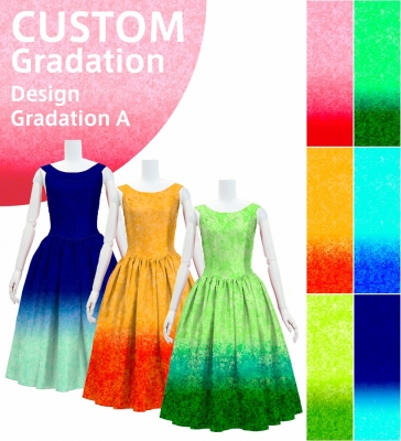 [Gradation]Custom Midi Dress/ Design-Gradation / JC50-gradation-D
