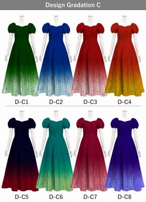 [Gradation]Custom Midi Dress/ Design-Gradation / JC53-gradation-D