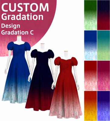 [Gradation]Custom Midi Dress/ Design-Gradation / JC53-gradation-D