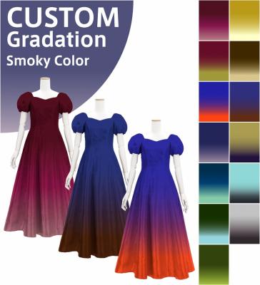 [Gradation]Custom Midi Dress/ Smoky Color Gradation / JC53-gradation-S