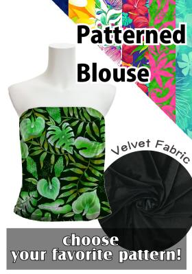 Custom Blouse with Velvet / JC6-pattern