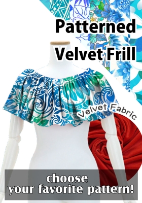 Custom Velvet Frill / JC77-pattern
