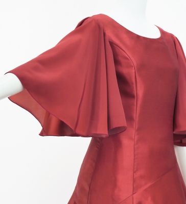 Custom Half Sleeve Long Dress / JC78-pattern