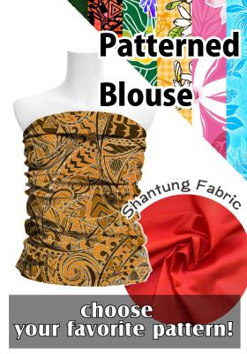 Custom Drape Blouse with Shantung / JC8-pattern