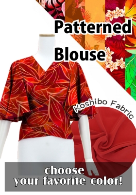 Custom Wrap Blouse with Koshibo / JC80-pattern
