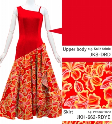 Custom One Shoulder Long Dress / JC87-mix