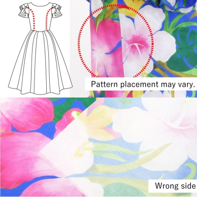 Kids Custom 3-tiered frilled sleeves Long Dress / JCp92-pattern