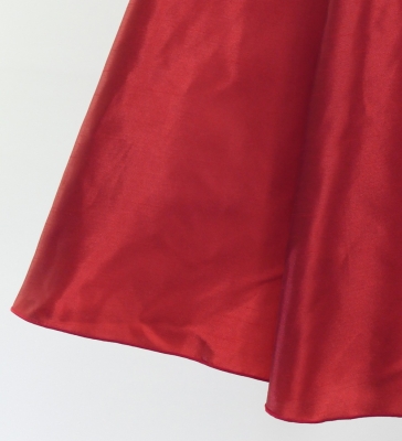Custom Frilled Sleeve Long Dress / JC100-solid