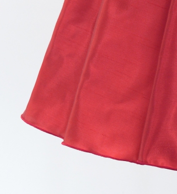 Kids Custom 3-tiered frilled sleeves Midi Dress / JCp92-solid