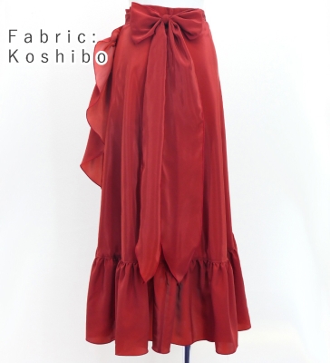 Custom Wrap Skirt / JC93-mix
