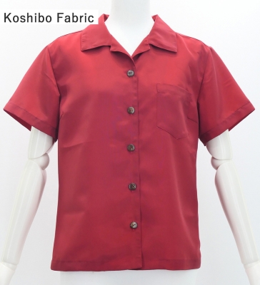 Custom Ladies' Aloha Shirt with Shantung or Koshibo / JC97-solid