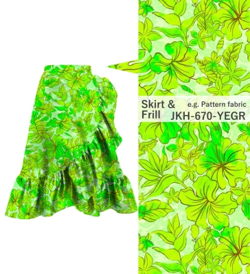 Kids Custom Wrap Skirt / JCp104-mix