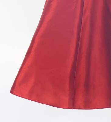 Kids Custom Frilled Sleeve Long Dress / JCp113-solid