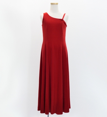 Kids Custom One Shoulder Velvet Dress / JCp11-solid