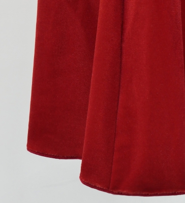 Kids Custom One Shoulder Velvet Dress / JCp11-solid