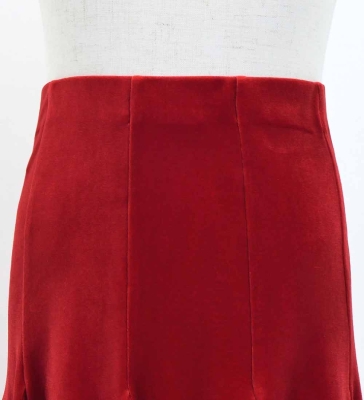 Kids Custom Long gusset skirt with Velvet  / JCp133-solid