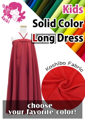 Kids Custom Multi Way Long Dress / JCp135-solid